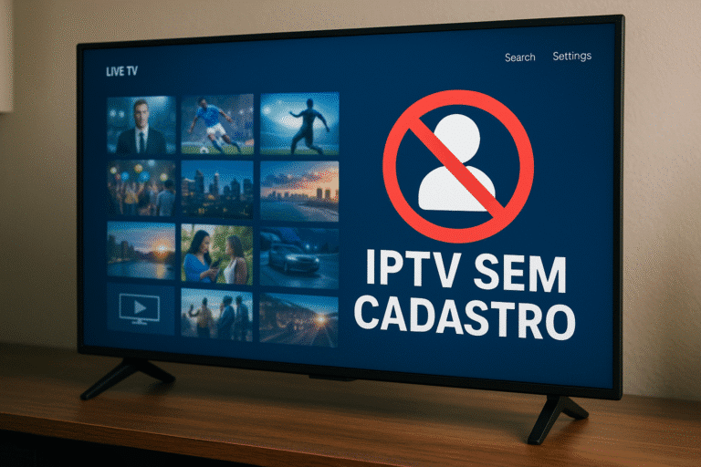 Teste IPTV sem cadastro
