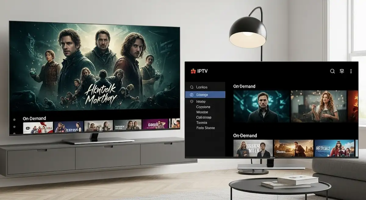 Teste IPTV multi-telas